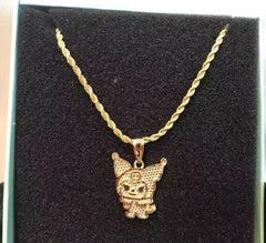 Kuromi 18K Gold Necklace