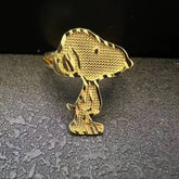 Snoopy 18K Gold Ring