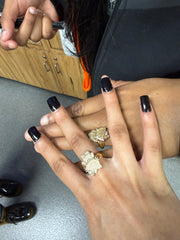 Hello Kitty 18K Gold Ring