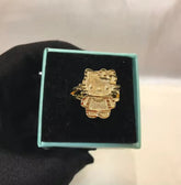 Hello Kitty 18K Gold Ring