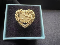Hello Kitty Rolex Heart 18K Gold Ring