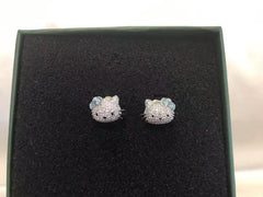 Hello Kitty Silver Earrings
