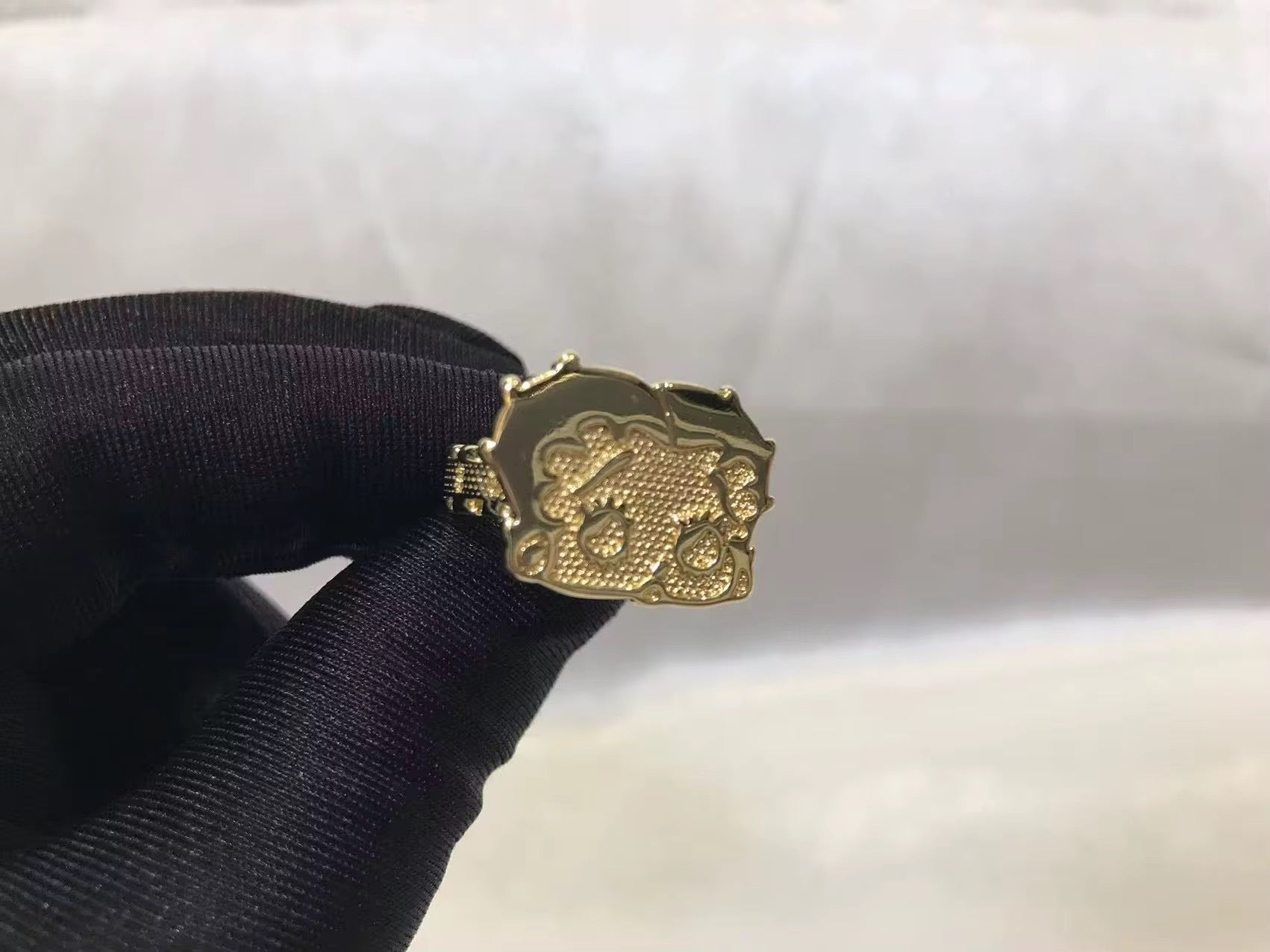 Betty Boop 18K Gold Ring