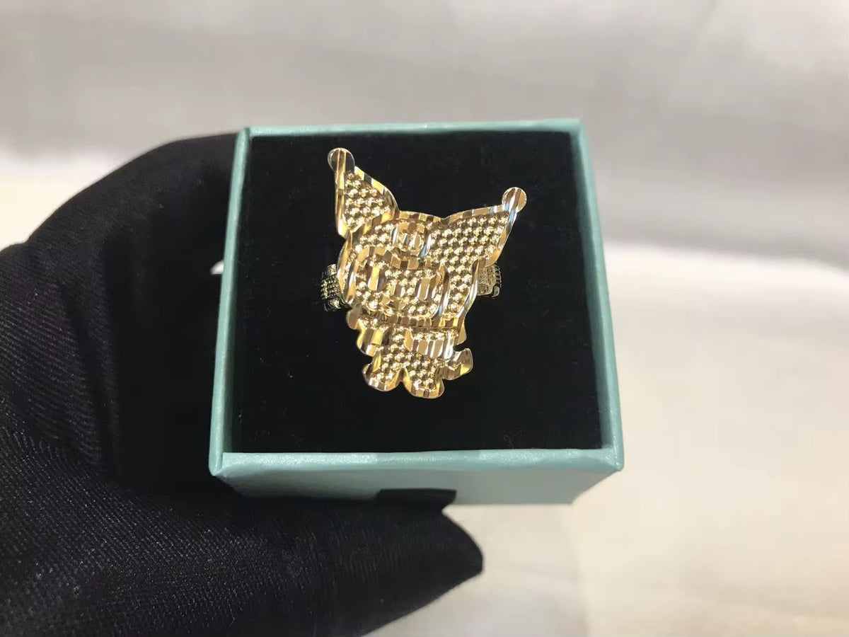 Kuromi 18k Gold Ring
