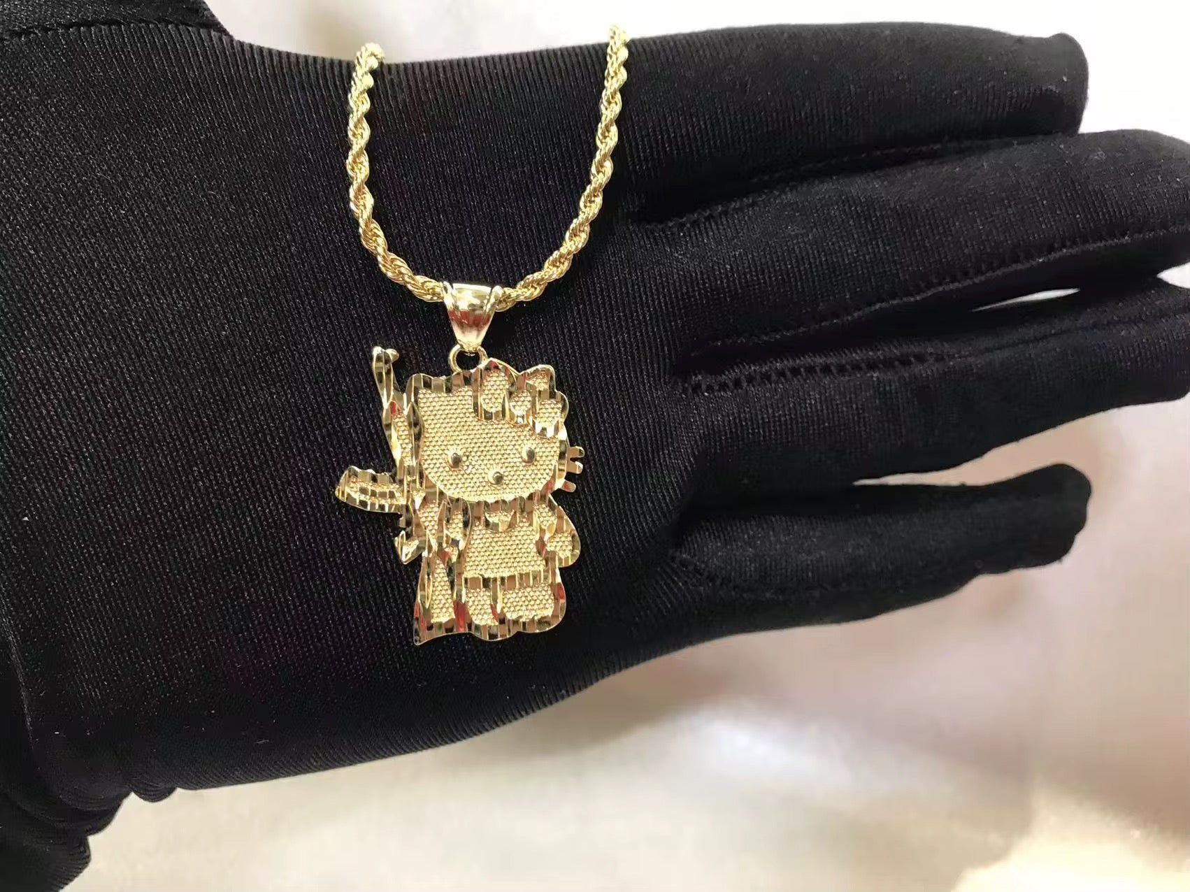 Hello Kitty AK 18K Gold Necklace