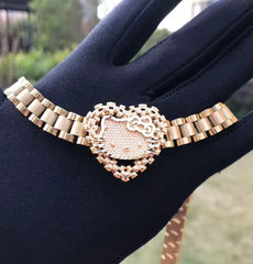 Hello Kitty 18K Rollie Style Necklace