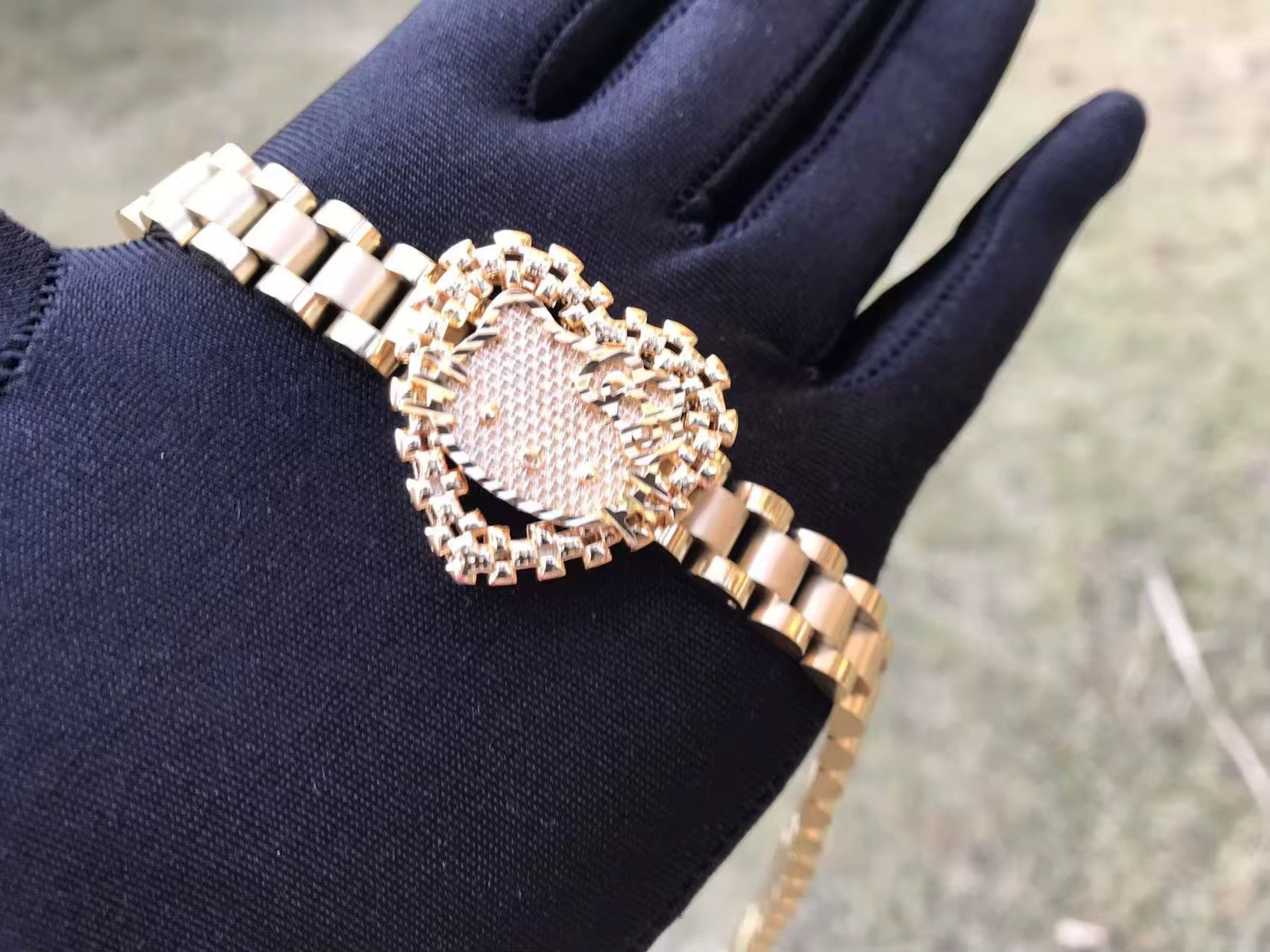 Hello Kitty 18K Rollie Style Necklace