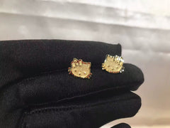 Hello Kitty 18K Gold Earrings