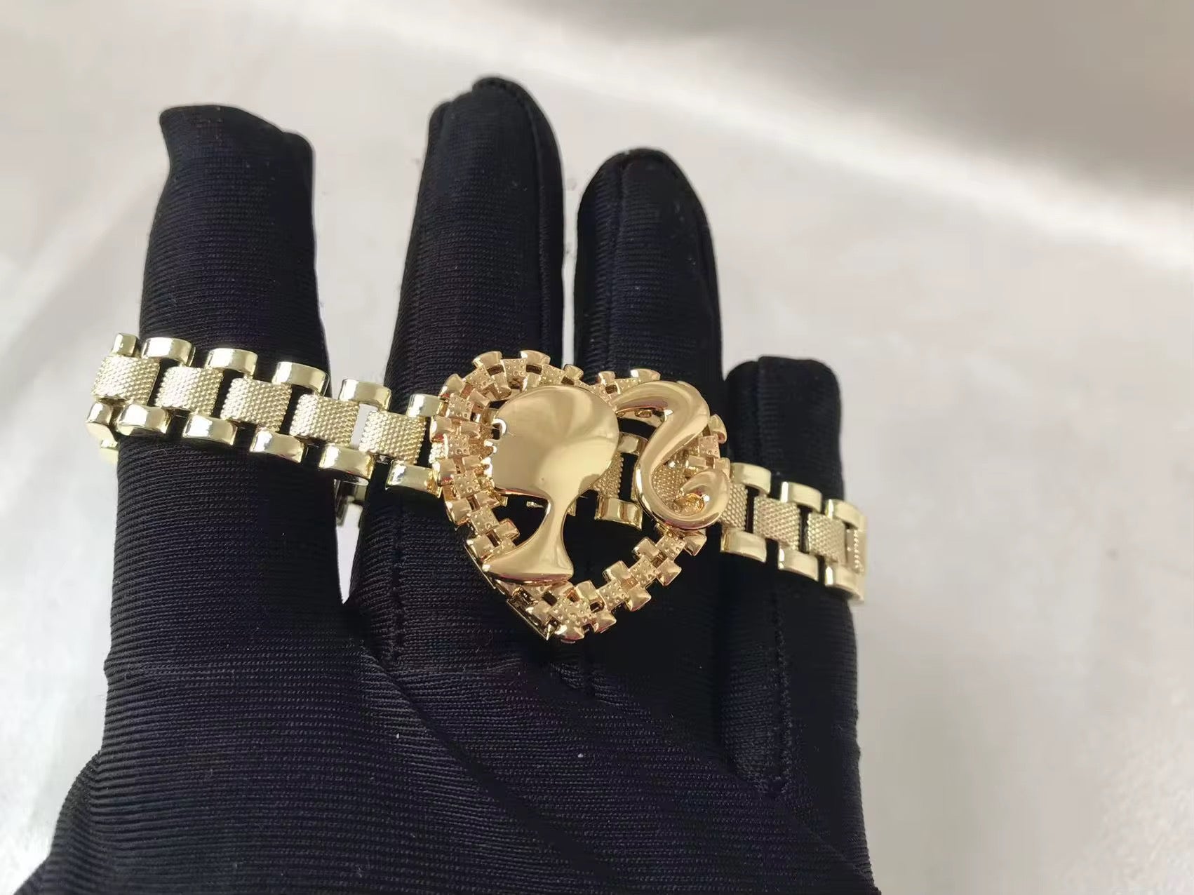 Barbie 18K Gold Rolex Style Bracelet