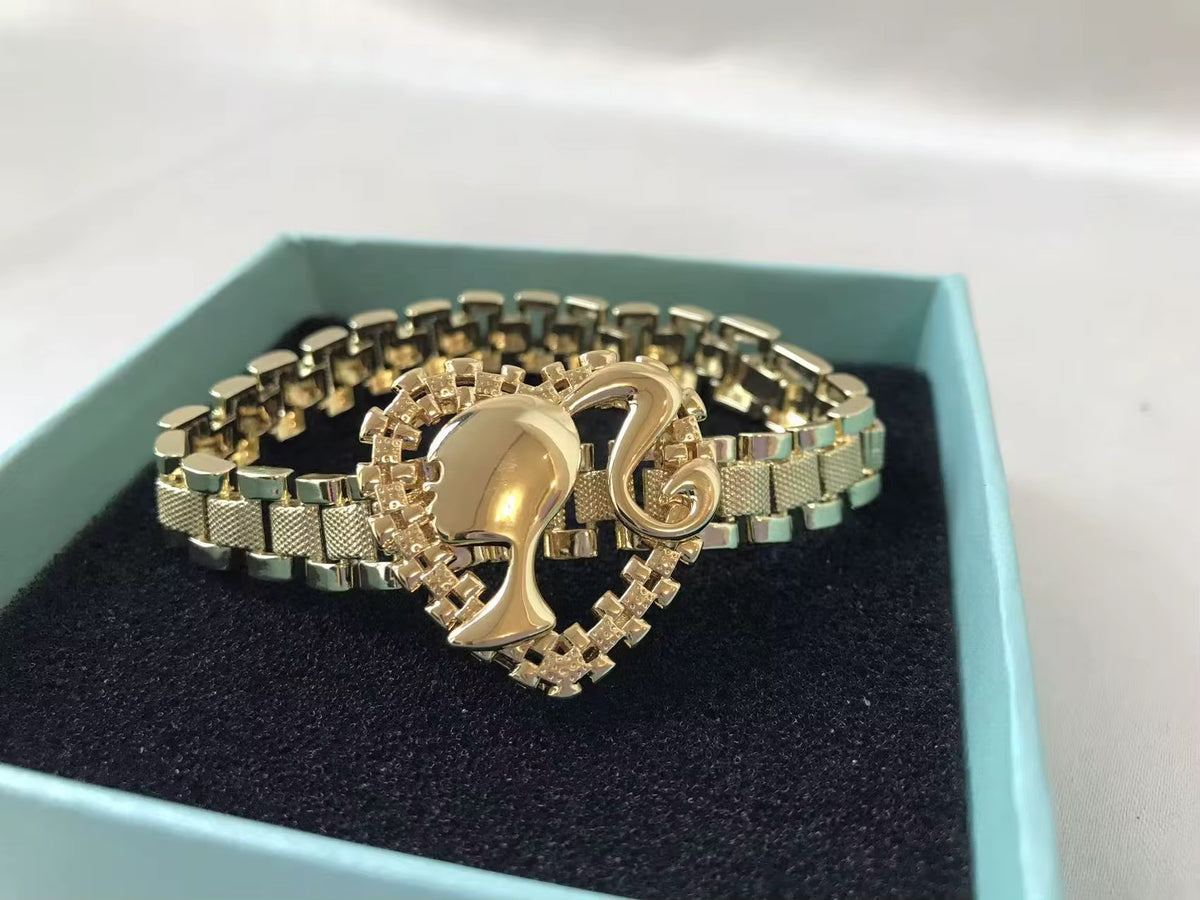 Barbie 18K Gold Rolex Style Bracelet